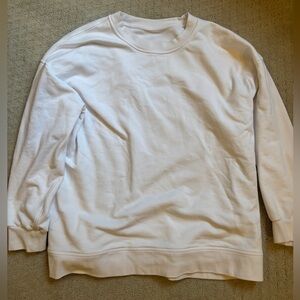 Lululemon Oversized White Women’s Sweatshirt